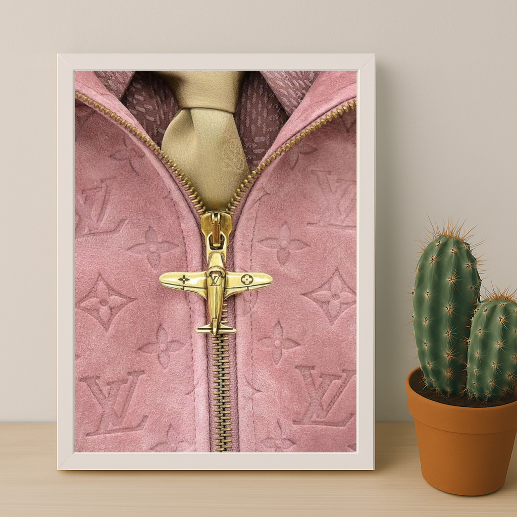 Cadre photo Louis Vuitton rose