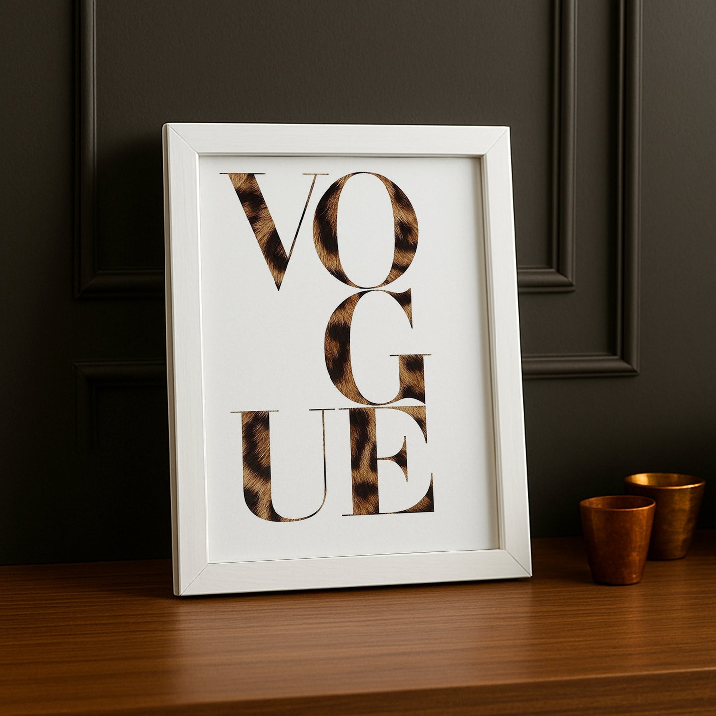 Cadre photo Vogue - Léopard