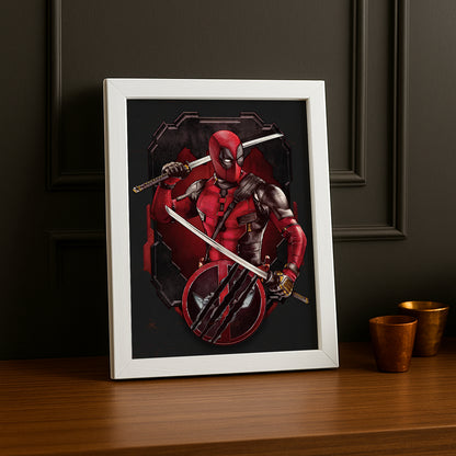 Cadre photo Deadpool Marvel