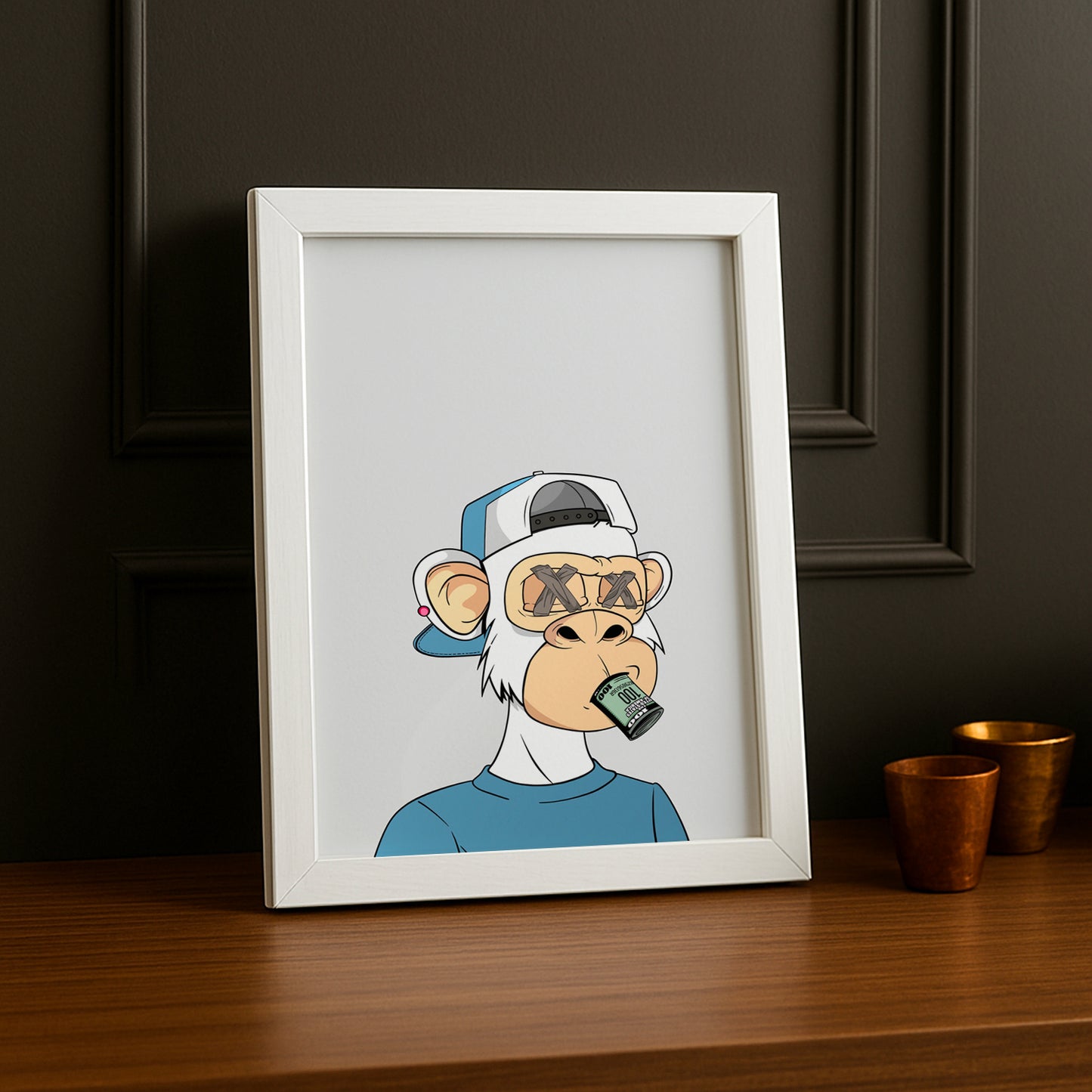 Cadre photo Bayc Ape Dollars