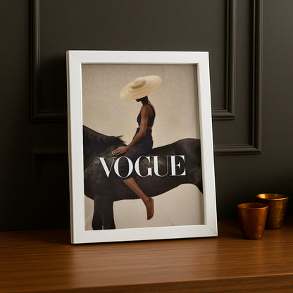 Poster Photo Vogue - Cheval