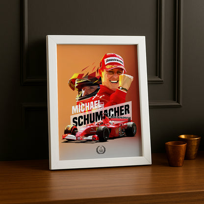Cadre photo Michael Schumacher Formule 1