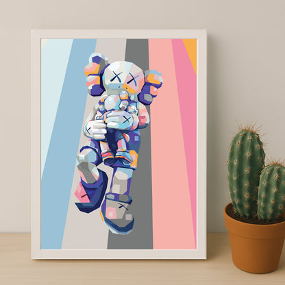 Cadre photo Kaws - 3D