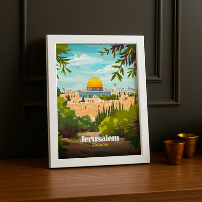 Cadre photo Jerusalem Palestine