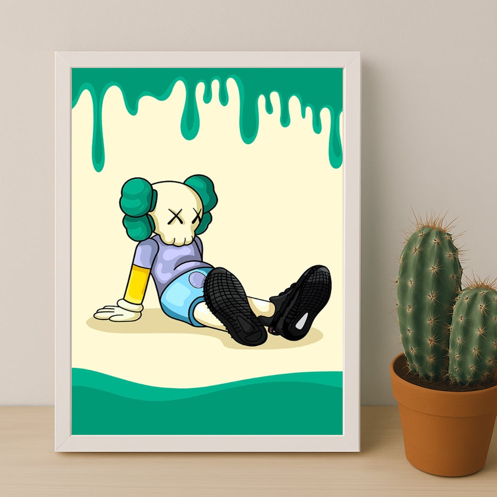 Cadre photo Kaws - Gluant
