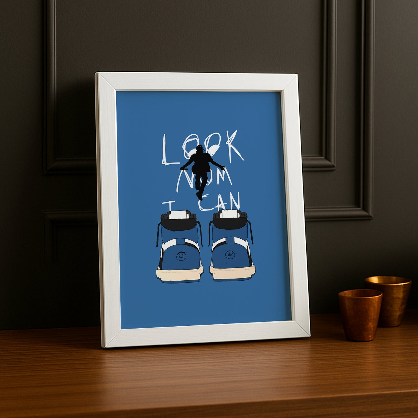 Cadre photo Look Mom I Can Fly x Air Jordan