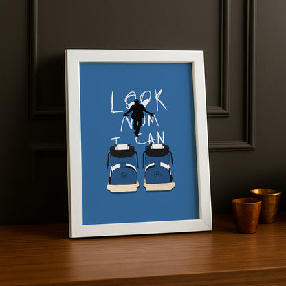 Cadre photo Look Mom I Can Fly x Air Jordan