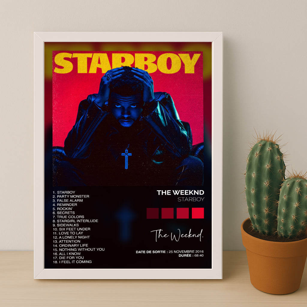 Poster The Weeknd - Album Starboy