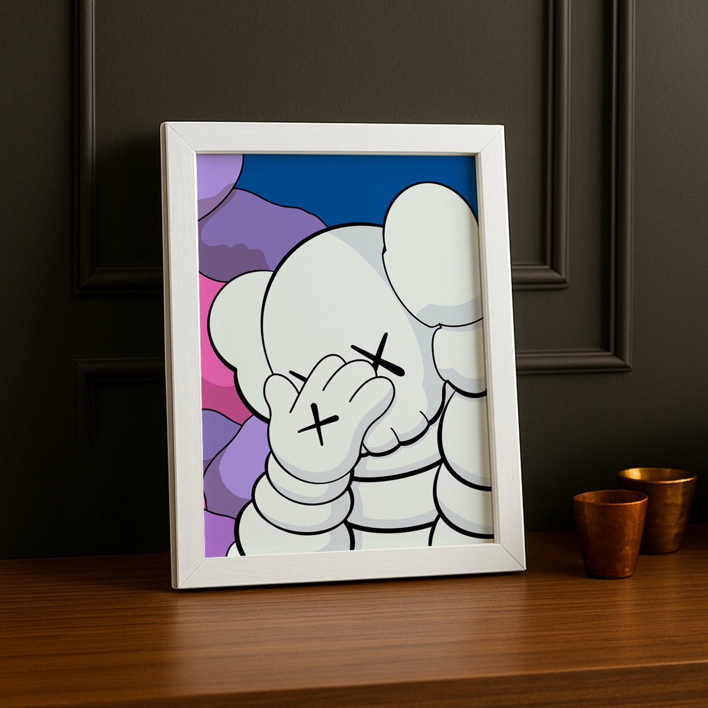 Poster Kaws facepalm