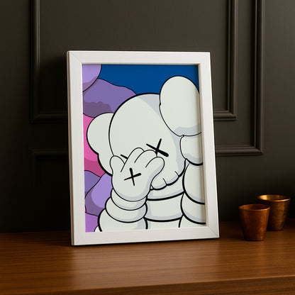 Poster Kaws facepalm