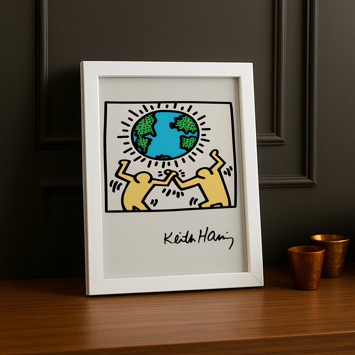 Cadre photo Keith Haring