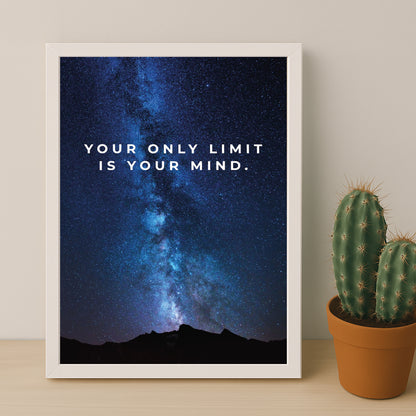 Cadre photo Motivation - Your Only Limit Is Your Mind
