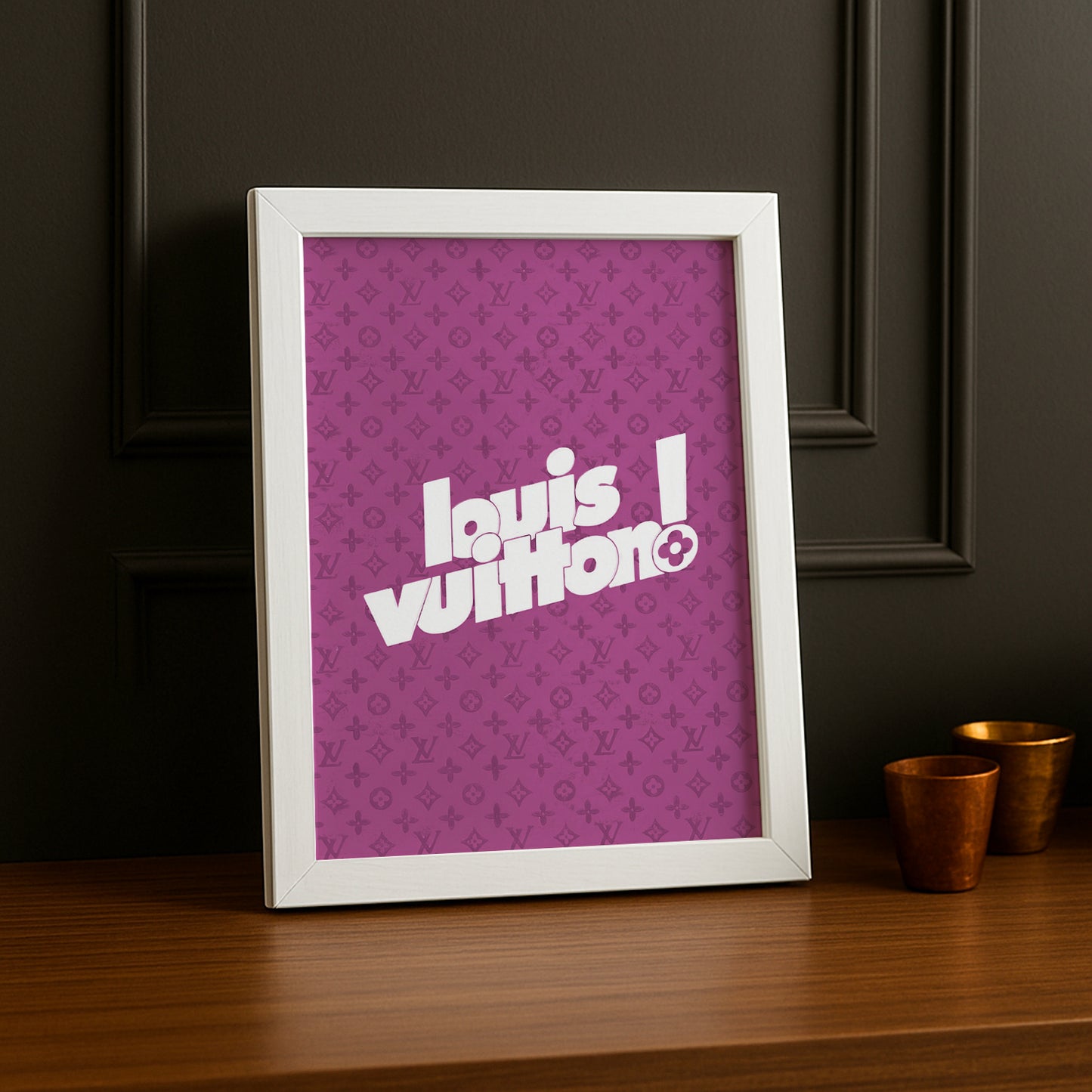 Cadre photo Louis Vuitton Pink