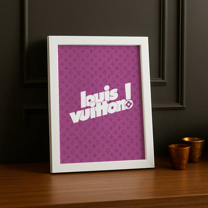 Cadre photo Louis Vuitton Pink