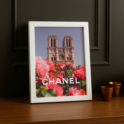 Cadre photo Chanel - Rose Paris