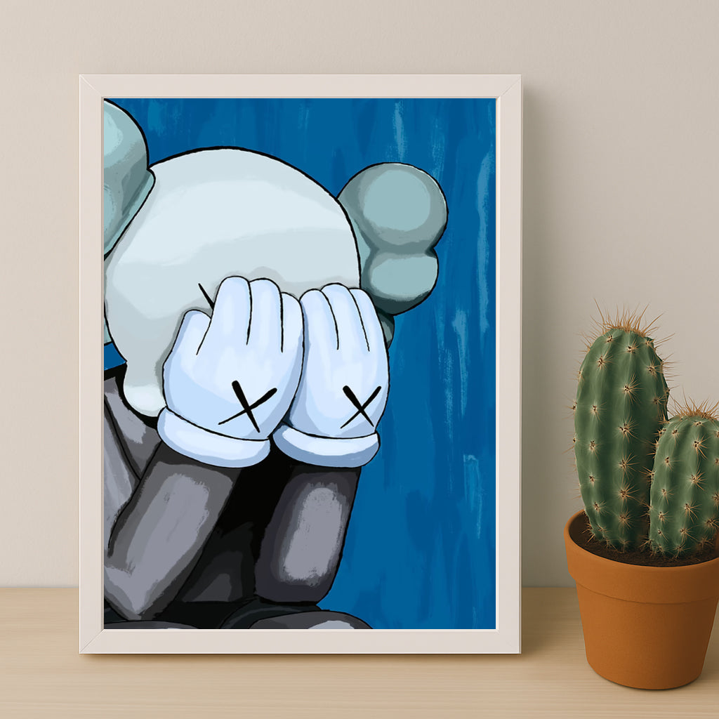 Cadre photo Kaws - Backblue