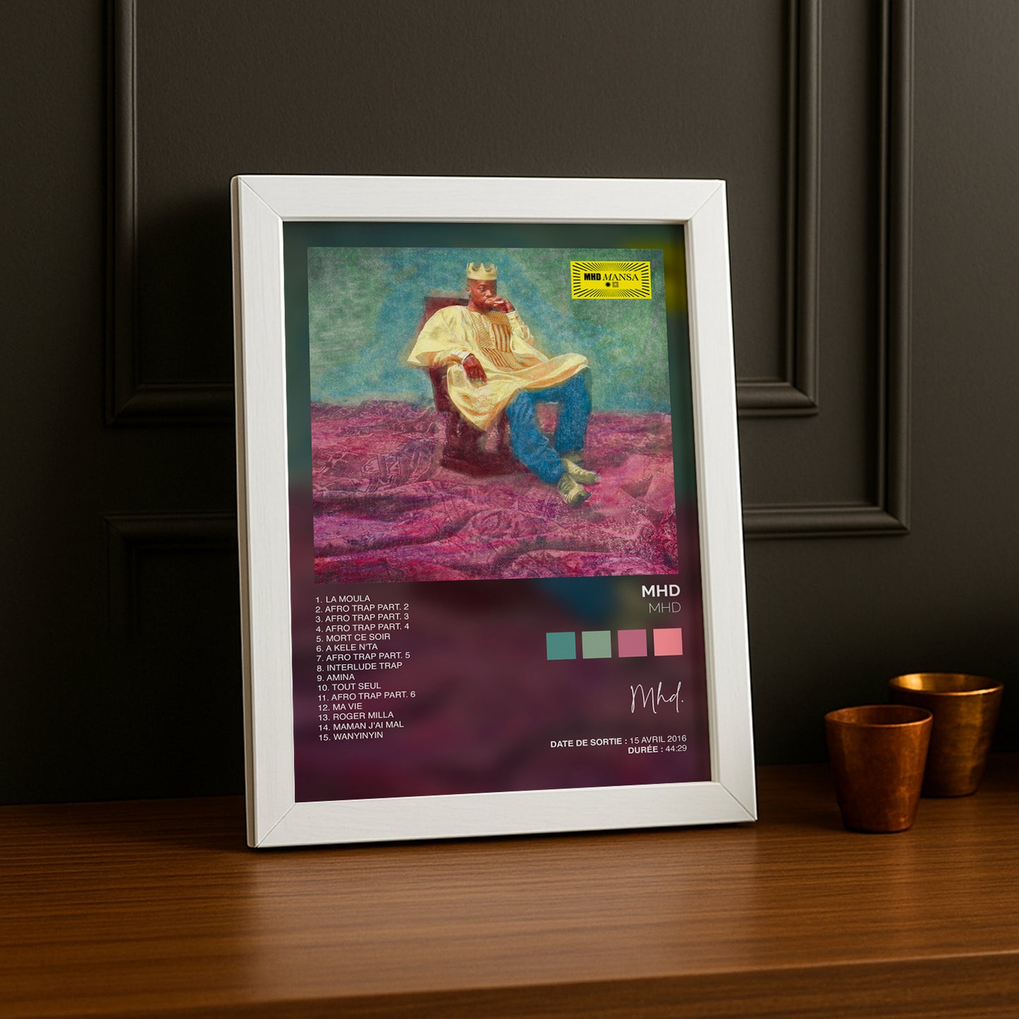 Cadre photo Album Musicaux - MHD de MHD