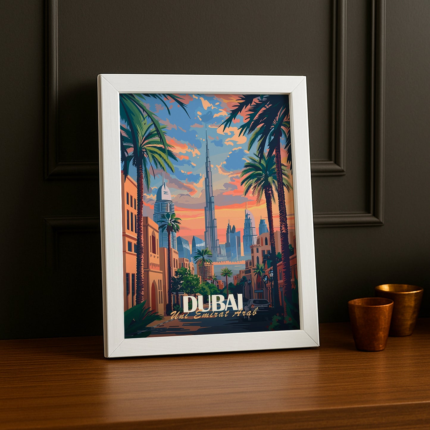 Cadre photo Dubai Uni Emirat Arab