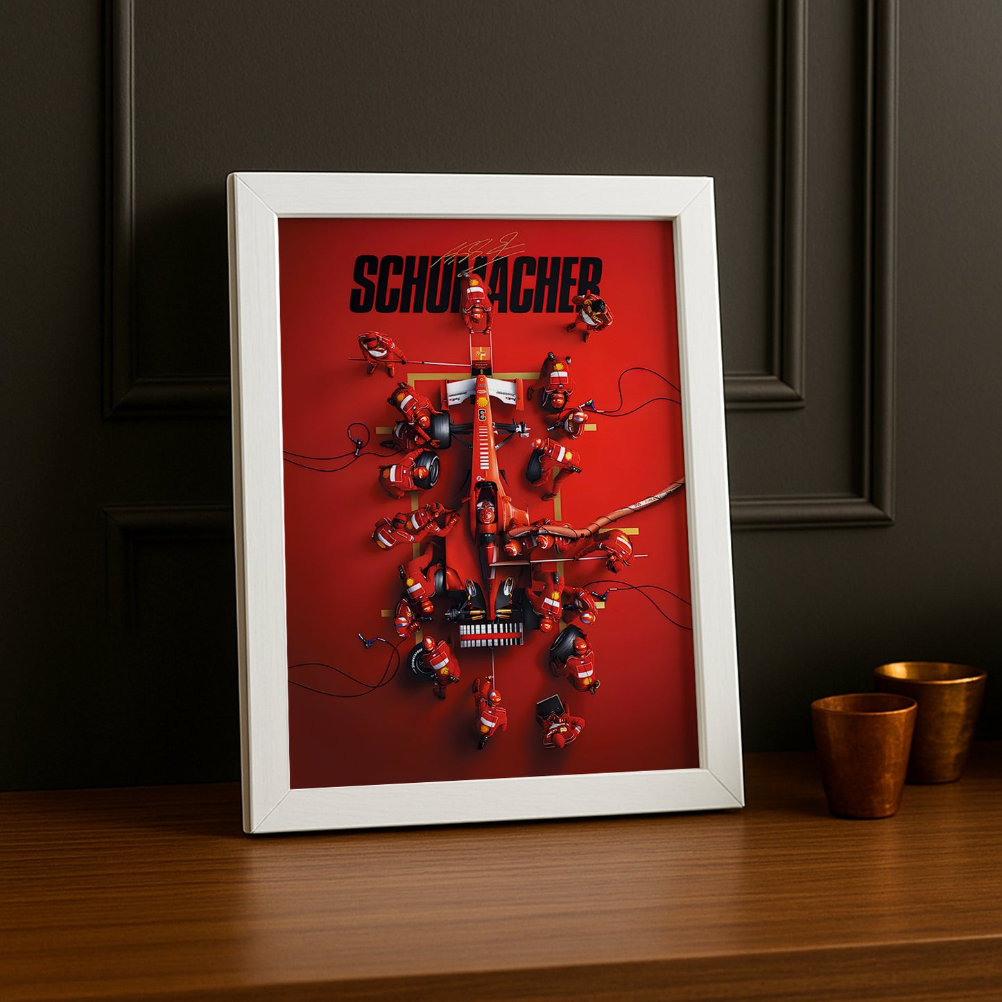 Cadre photo Michael Schumacher Formule 1