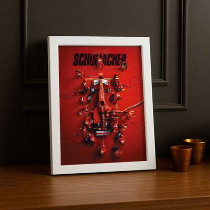 Cadre photo Michael Schumacher Formule 1