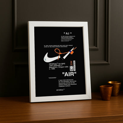 Cadre photo Off-White x Nike