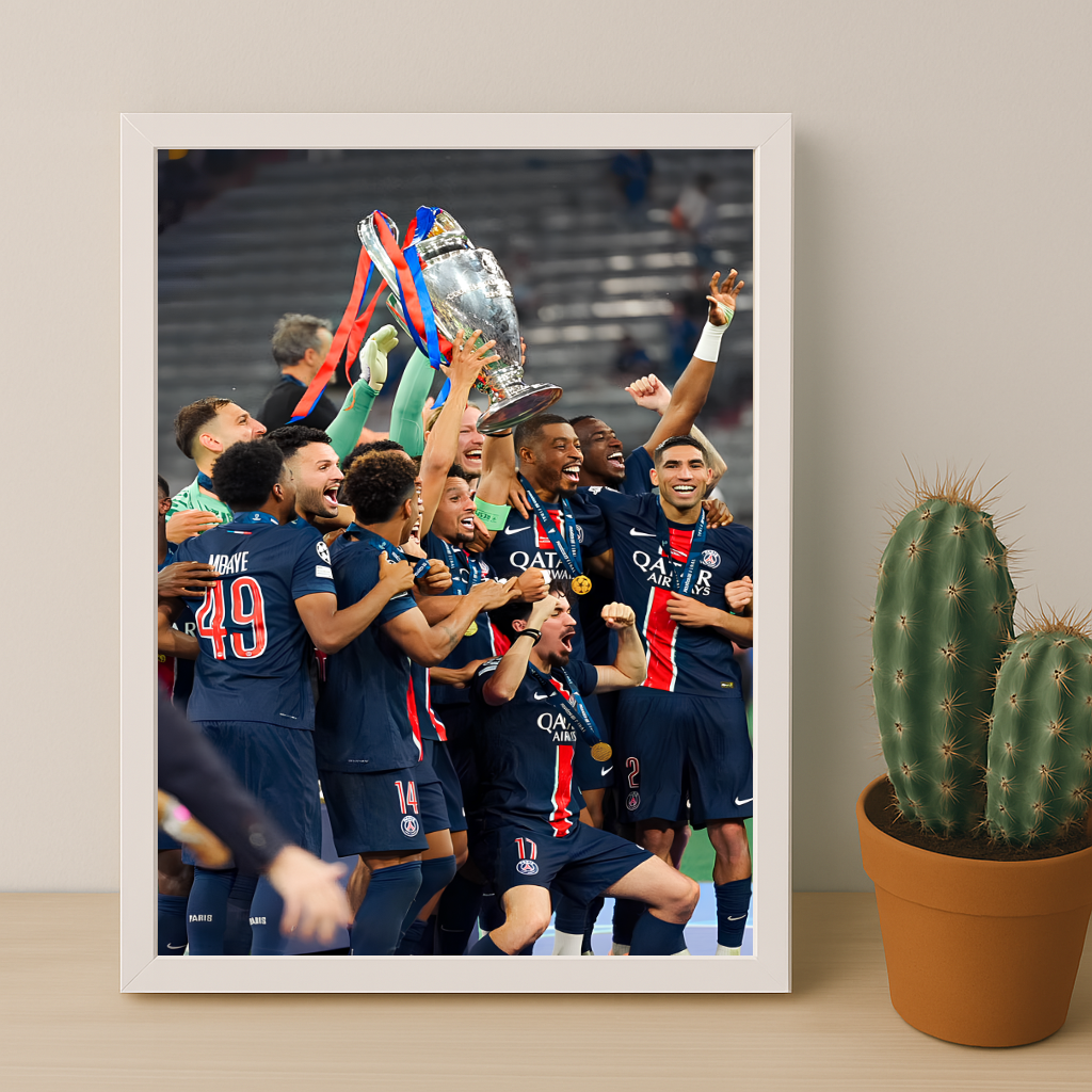 Cadre photo Paris Saint-Germain Célébration LDC