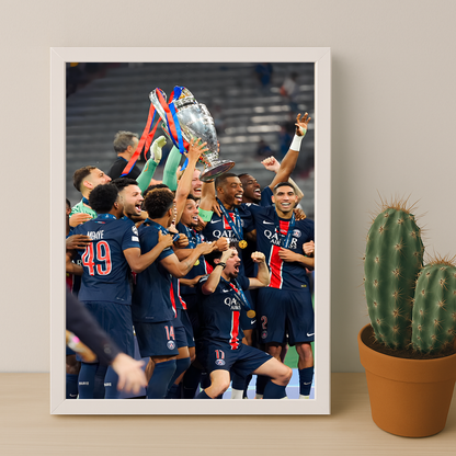 Cadre photo Paris Saint-Germain Célébration LDC