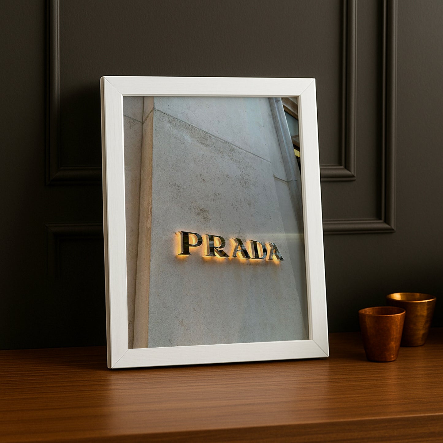 Cadre Photo Prada - Gold