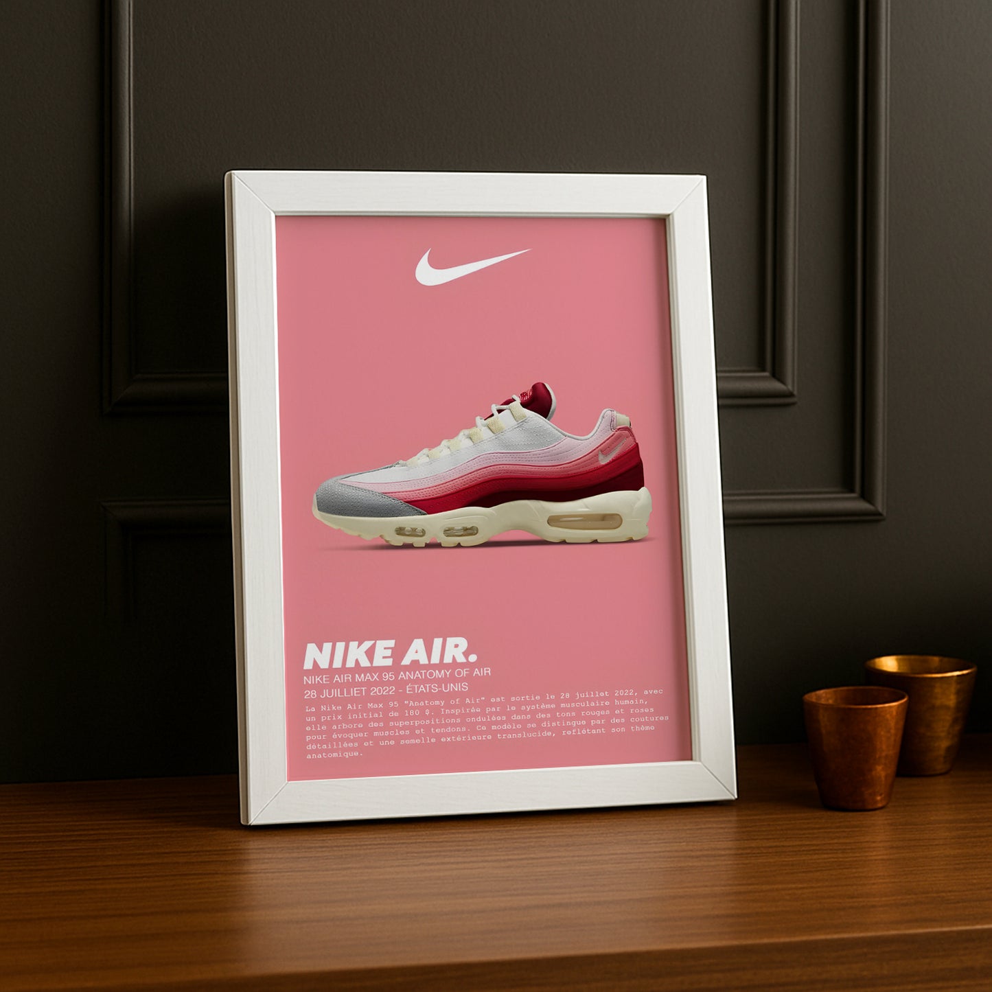 Cadre photo Nike Air Max 95 Anatomy of Air