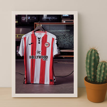 Cadre photo - Maillot Brentford 25-26