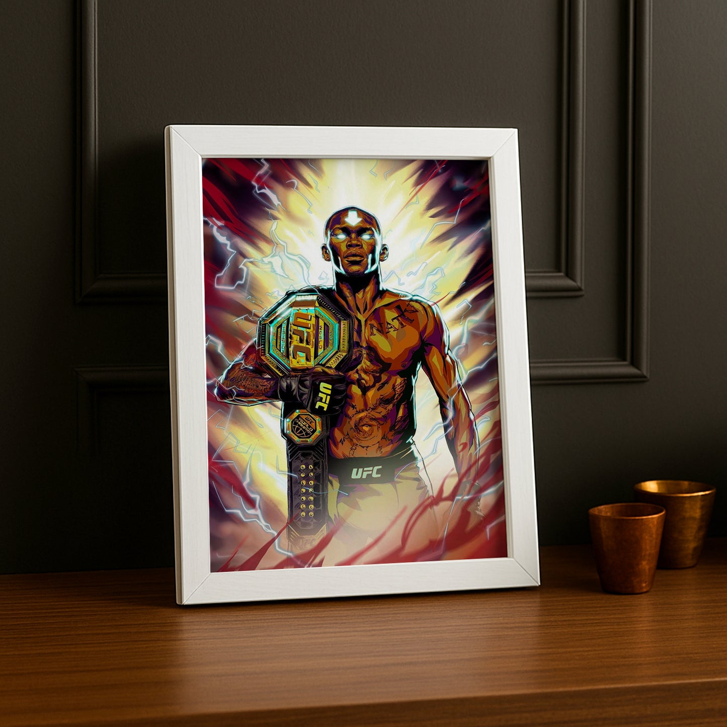 Cadre photo Israel Adesanya UFC