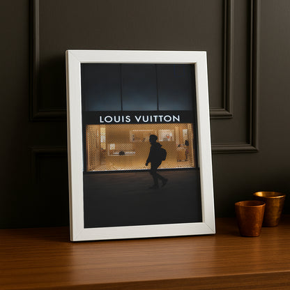 Cadre photo Louis Vuitton by night