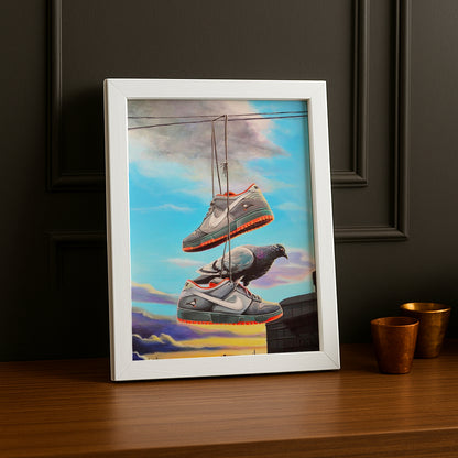 Cadre photo Jeff Staple x Nike Dunk Low SB Pro Pigeon