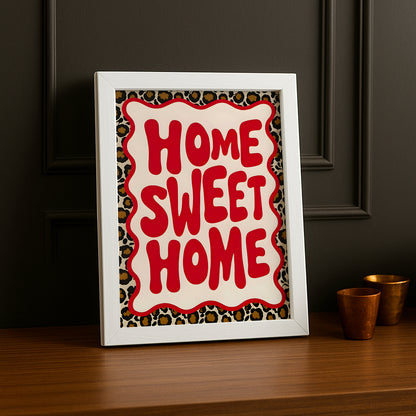 Cadre photo Citation - Home Sweet Home