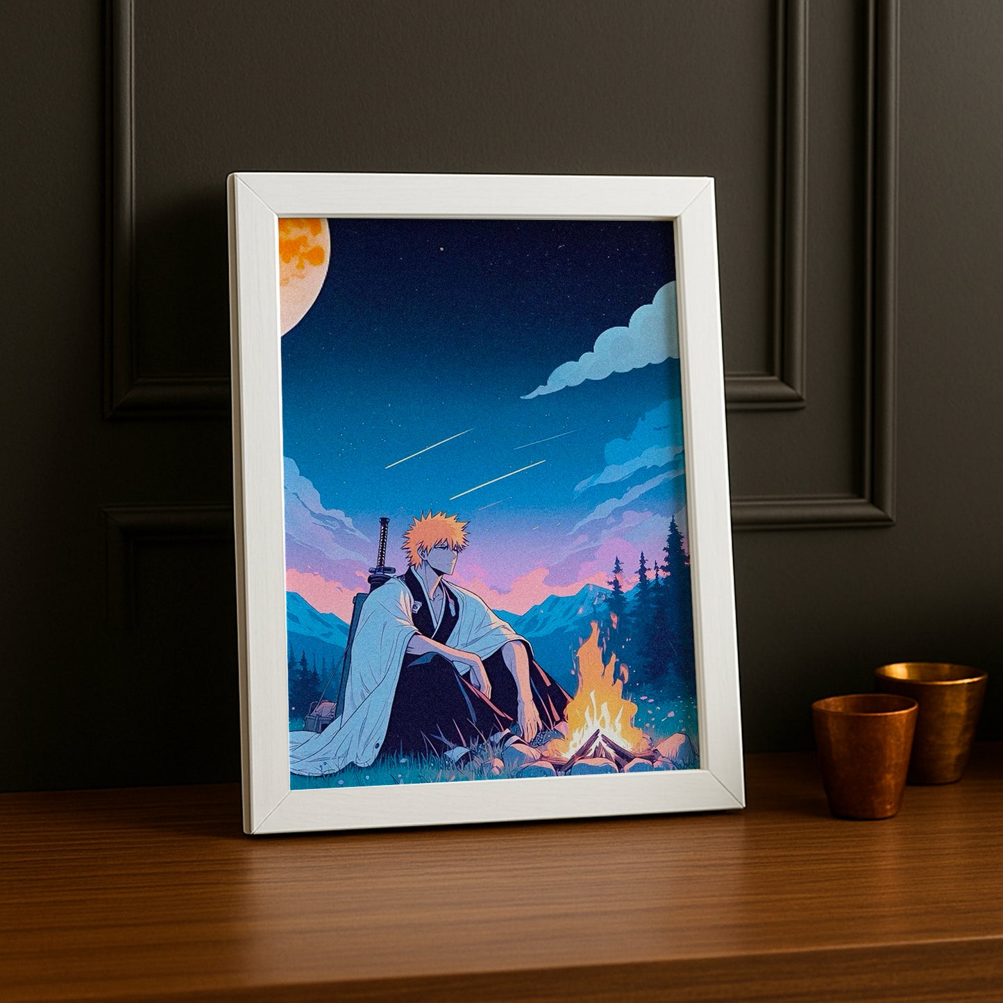 Cadre Photo Bleach - Kurosaki Ichigo Feu de Camp