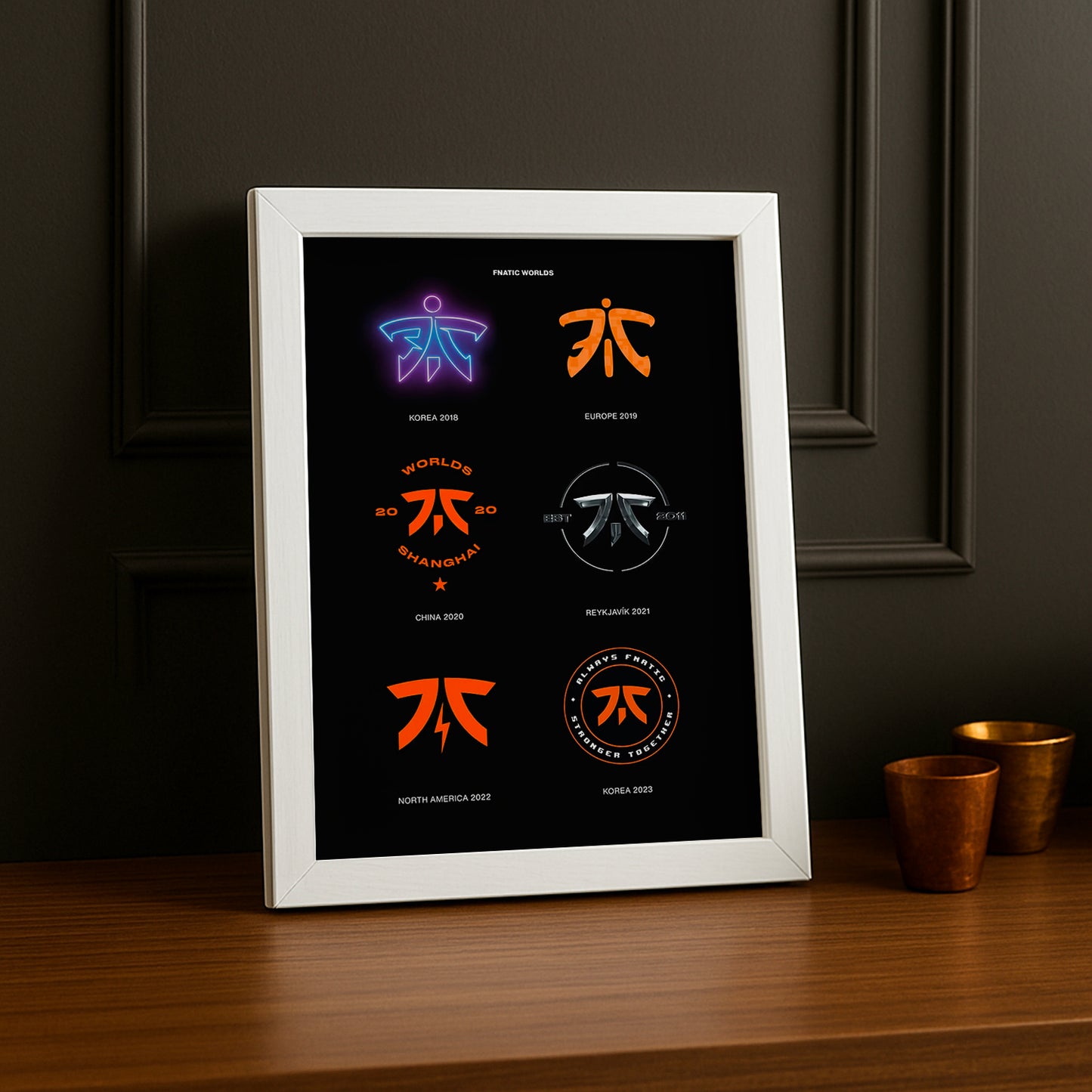 Cadre Photo Fnatic - Logo Évolution