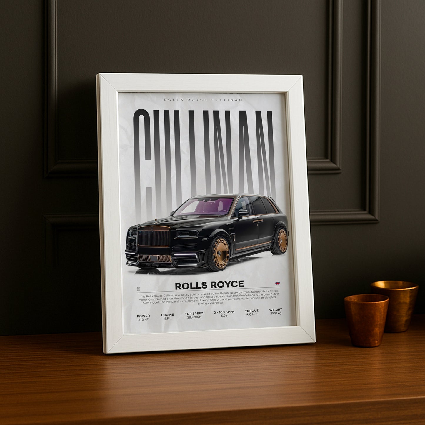 Cadre photo Rolls Royce Cullinan