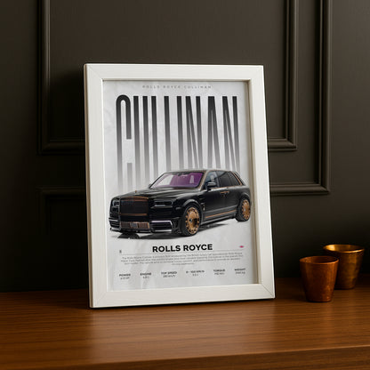 Cadre photo Rolls Royce Cullinan