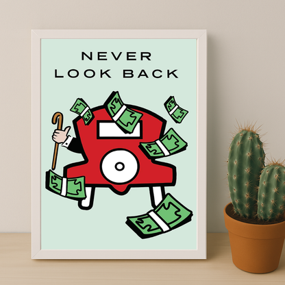 Monopoly Never look back - Cadre photo