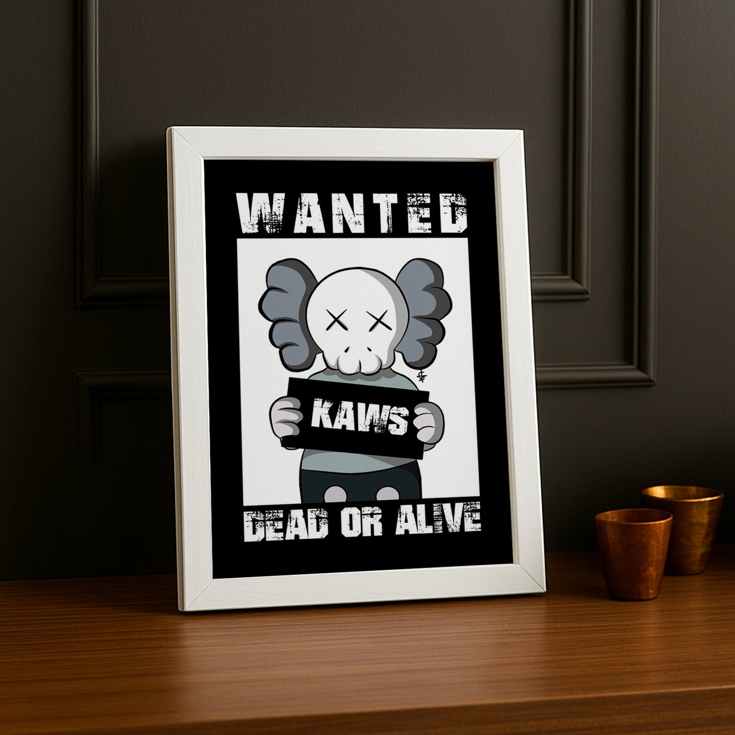 Poster Kaws Wanted