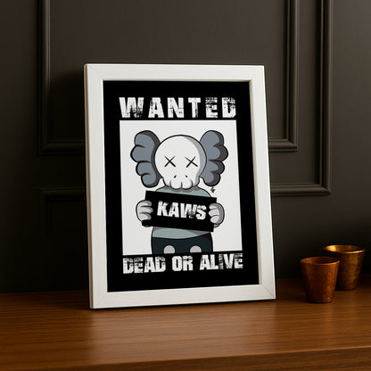 Poster Kaws Wanted