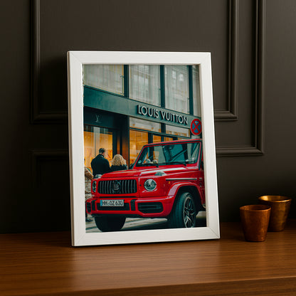 Cadre photo Louis Vuitton x Mercedes Classe G