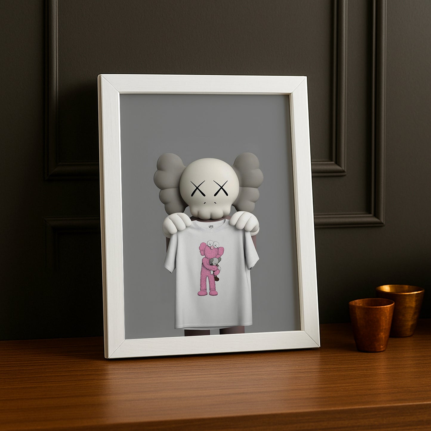 Poster Kaws t-shirt
