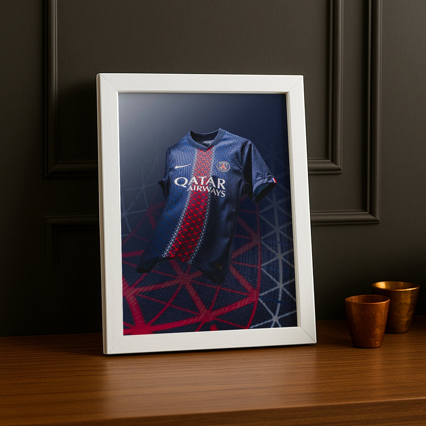 Poster Maillot Football - Paris Saint-Germain Domicile 2025-2026