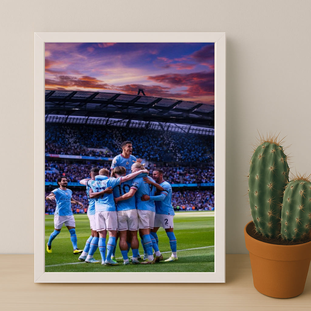 Poster Manchester City - Célébration