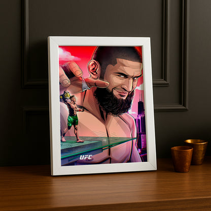 Cadre photo UFC - Khamzat Chimaev Illustration