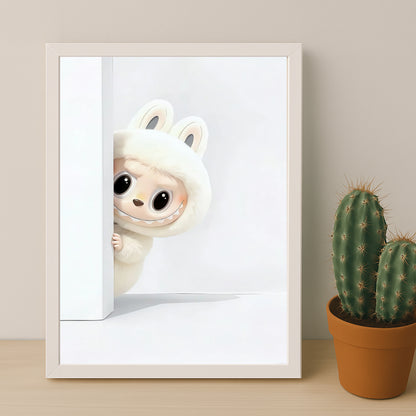 Poster Labubu White - Wall