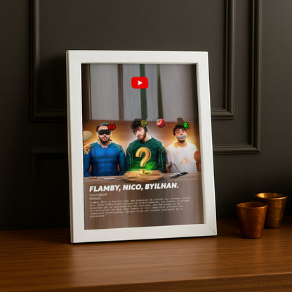 Cadre photo Flamby, Nico, Byilhan