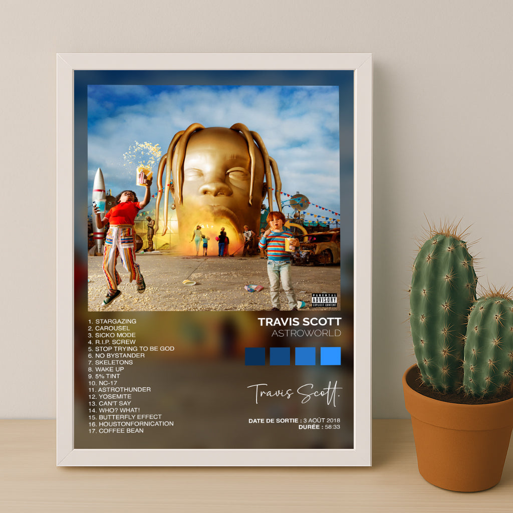 Poster Travis Scott - Album Astroworld
