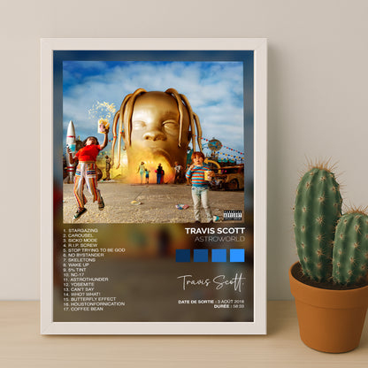 Poster Travis Scott - Album Astroworld